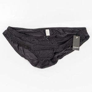 NWT - sexy black lingerie panties - Large